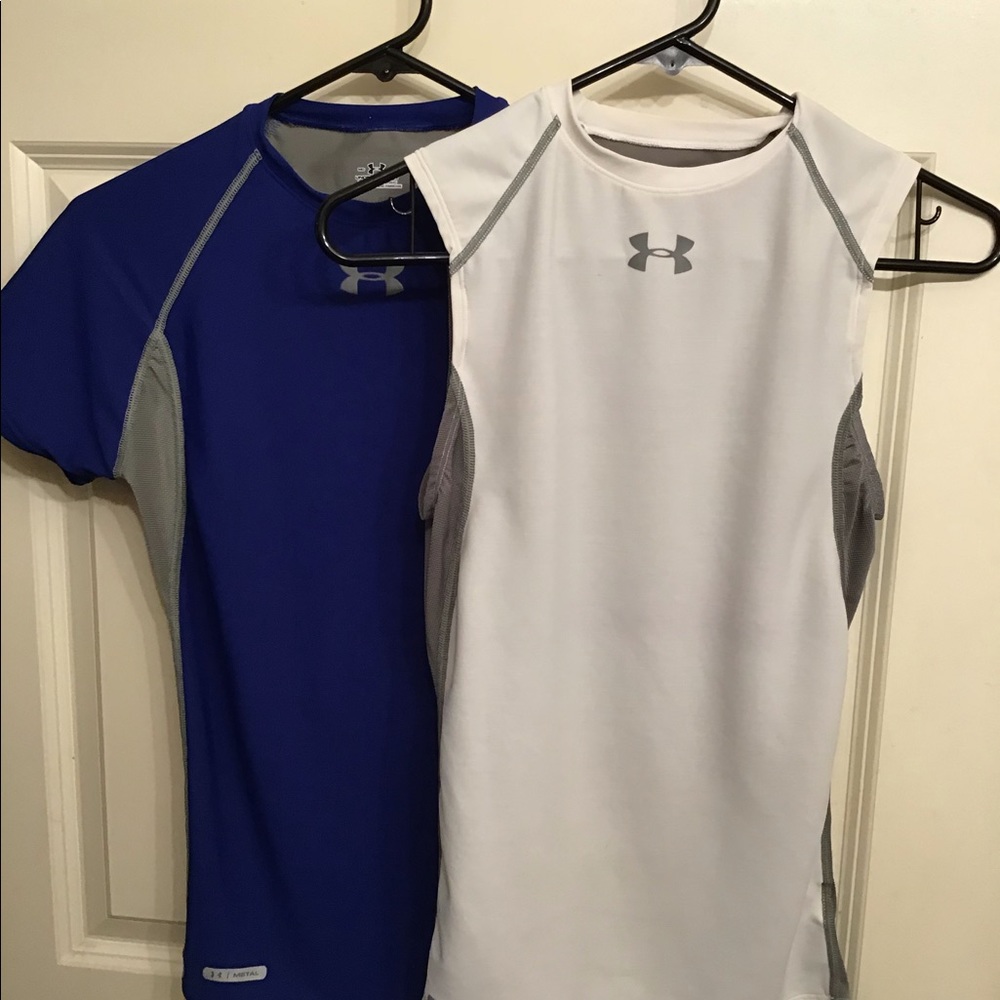Under Armour compression shirts, lot of 2